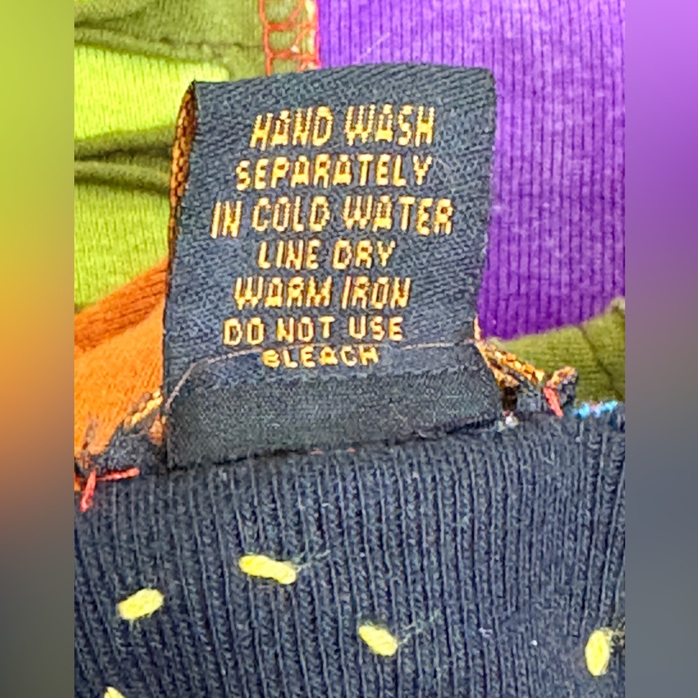 Rising International Jacket Small Patchwork Nepal - image 5